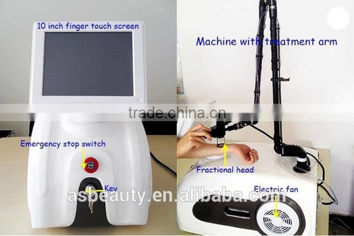 Portable 10600nm CO2 fractional laser equipment for scar removal/co2 laser 1kw
