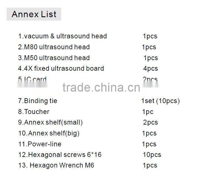 Vacuum Ultrasound System Slimming Machine F001