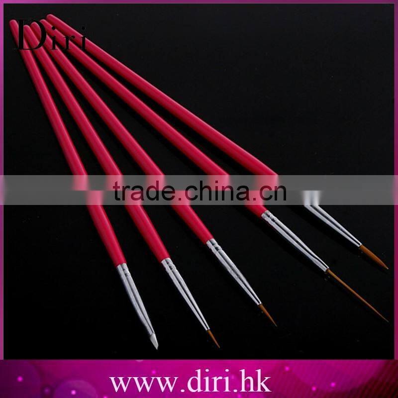 Popular Wood Handle Cosmetic Nail Brush Nail Art Brush