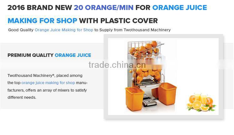 2016 CE Approval for 20 Orange Juice Making for Shop