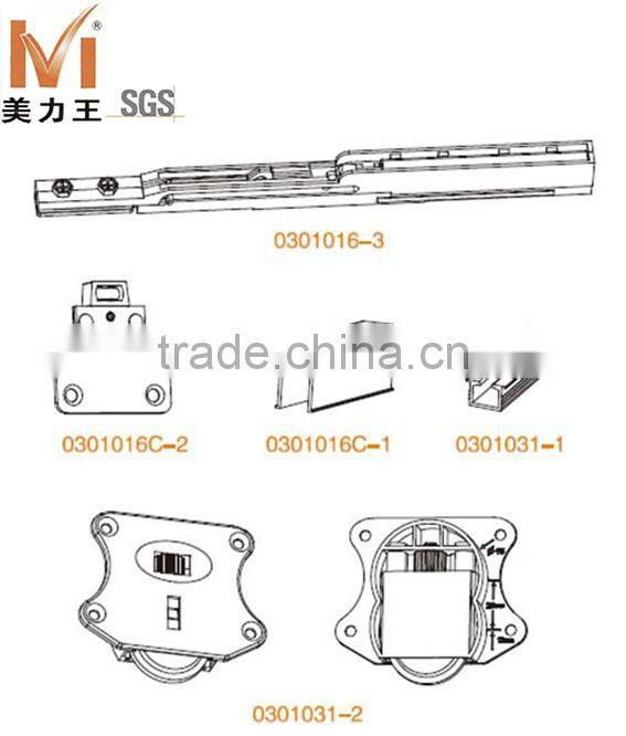 Soft Closing Sliding Wardrobe Door System Sliding Closet Door Roller Fittings