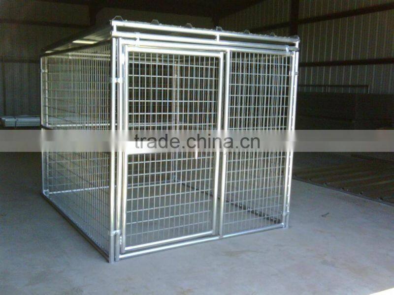 5'X10'X6' heavy duty galvanized steel dog pens enclousures outdoor welded mesh dog kennels