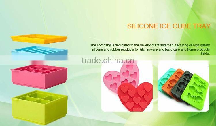 Bar Party Jelly Chocolate Silicone Shark Fin Ice Cube Maker Tray