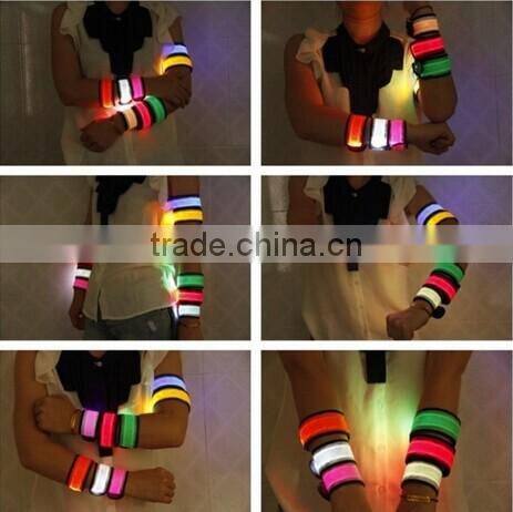 wholesale silicone slap bracelet /ion silicone bracelet glow silicone bracelet