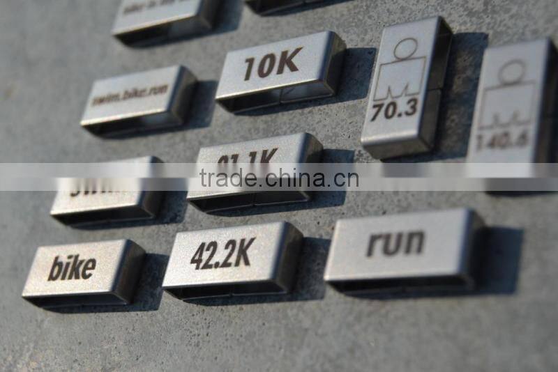 QR Code Silicone elite bracelet with metal clasp