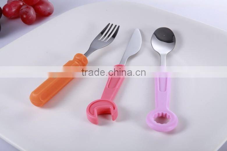 2016 NEW 100% Biodegradable BPA Free Baby Cutlery Sets & Meal Sets, children convenient cutlery