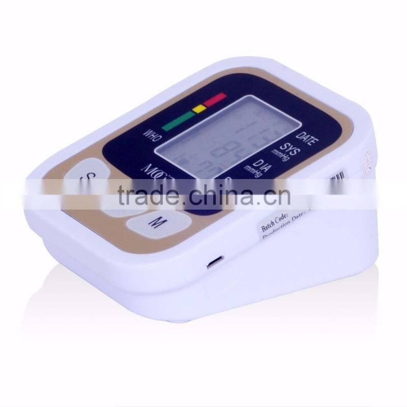 Portable Blood Pressure Monitor meters sphygmomanometer Upper Arm Blood Pressure Pulse Monitor Health care Monitors
