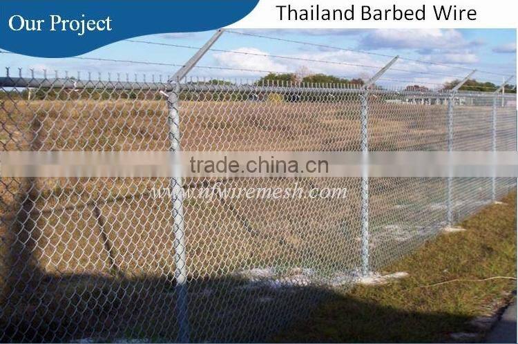 High Quality Used In Singapore Hot Dipped Galvanized Barbed Wire/PVC Coated Barbed Wire(Guangzhou Factory)