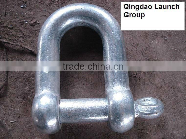 screw pin or bolt type stainless steel shackle