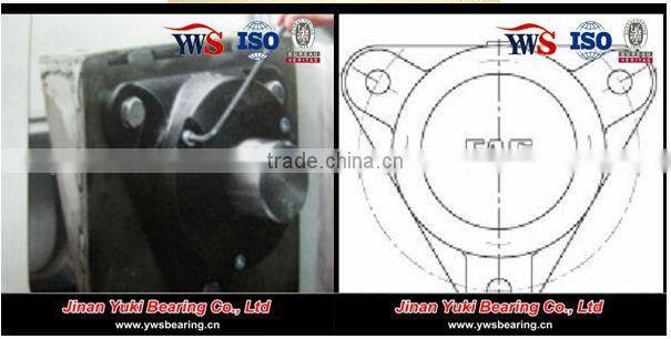 Flanged housings adjustable pillow block bearings