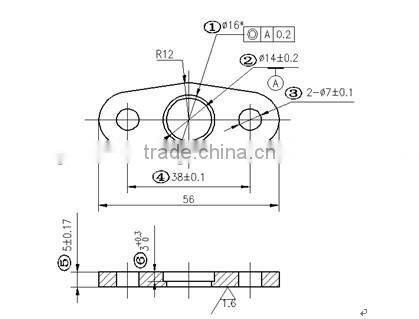 EC step flange/auto stamping parts