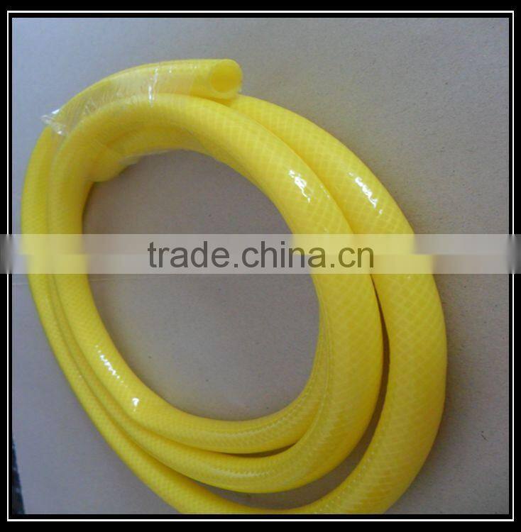 Yellow color irrigation and washing water hoses