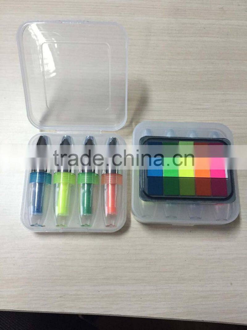 2016 hot new design 5 colors fluorescent marker