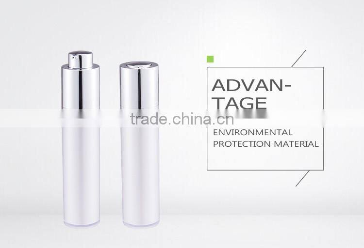 Factory sale special design various luxury plastic round bottom cosmetic bottle
