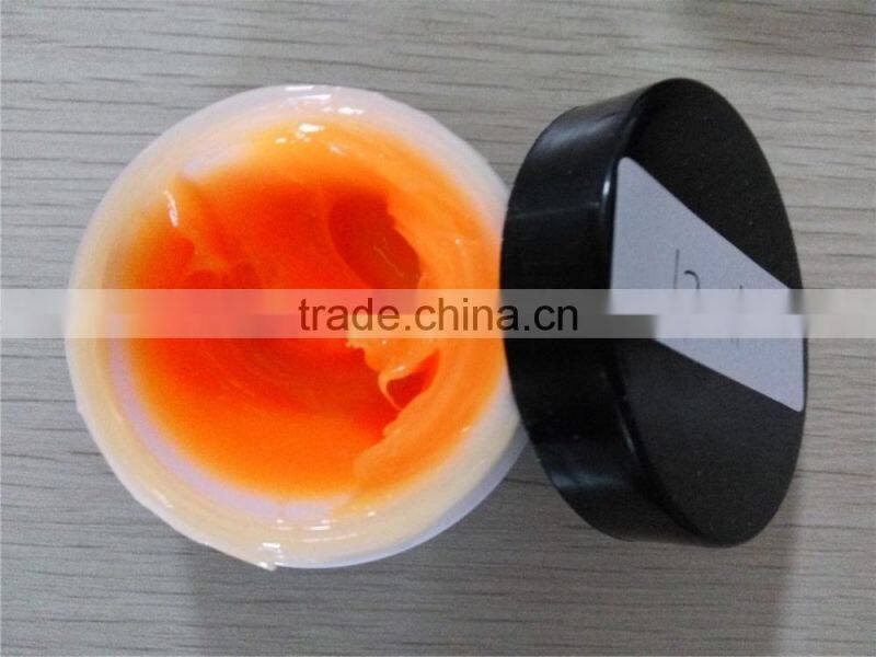 orange thick uv gel no.17 for nail extension