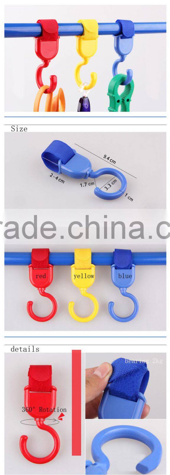 Rotatable Car Back Seat Headrest Hanger Holder Hooks For Bag Purse Cloth Grocery