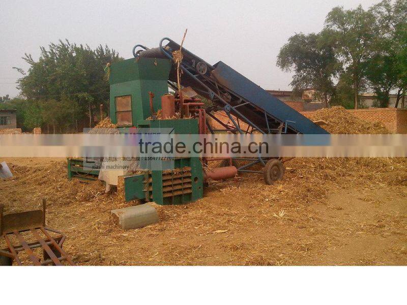 Automatic Horizontal silage baler machine,corn silage baler press machine XSQ-50