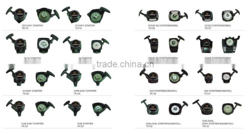 chain saw spare parts, chain saw starter,various starters