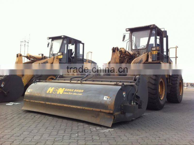 HCN Brand BM1396 wheel loader pick up broom mobile sweeper