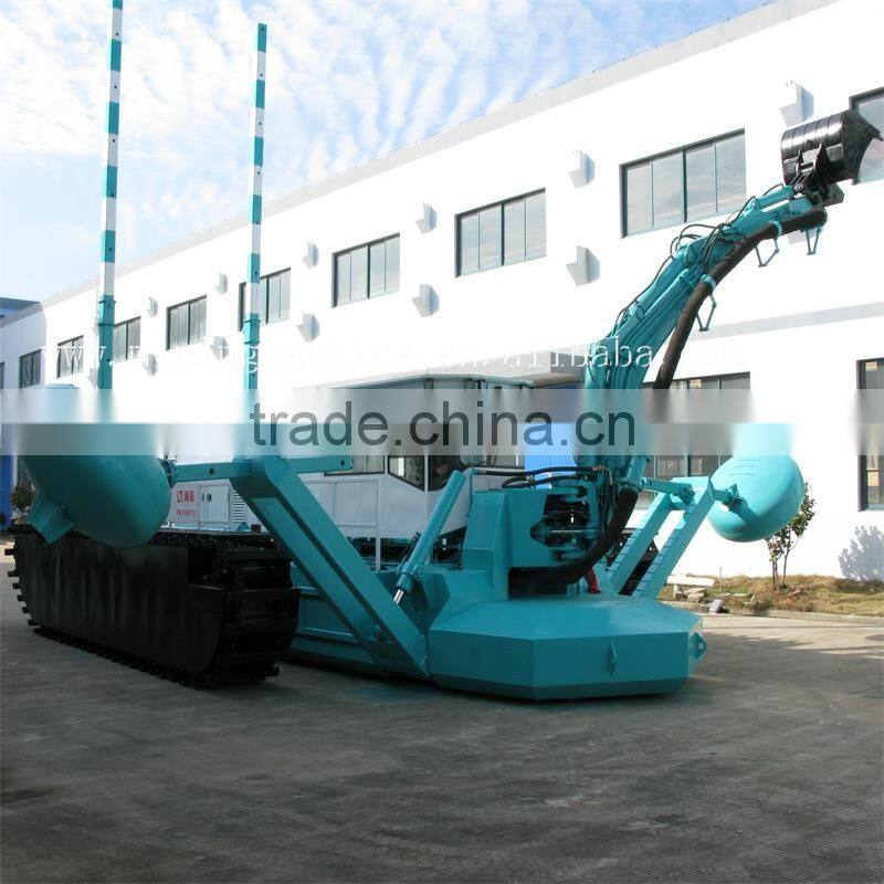 River Channel mud dredging equipment Excavator