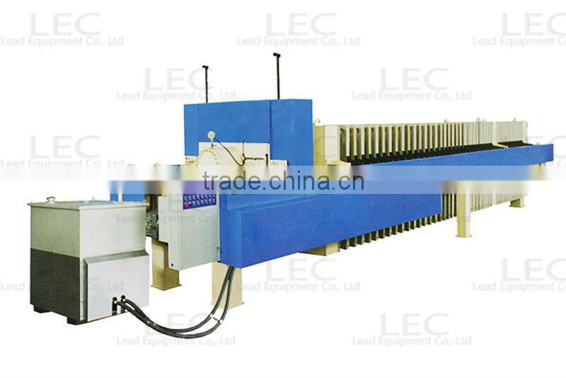1600mm quick-operating PLC automatic high pressure membrane filter press