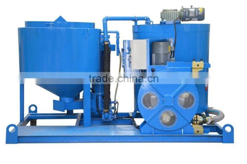 LGP800/1200/130H-E electric mixer agitator grout pump station