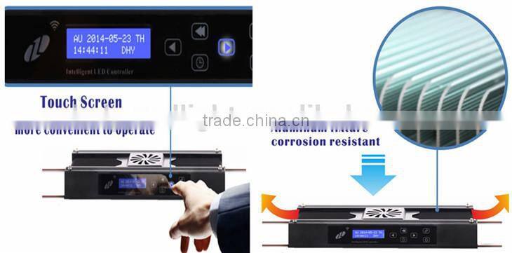 Touch screen Super functional 108w full spectrum led marine lights