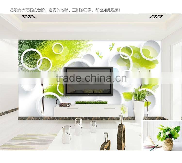 3D wallpaper simple non-woven wallpaper