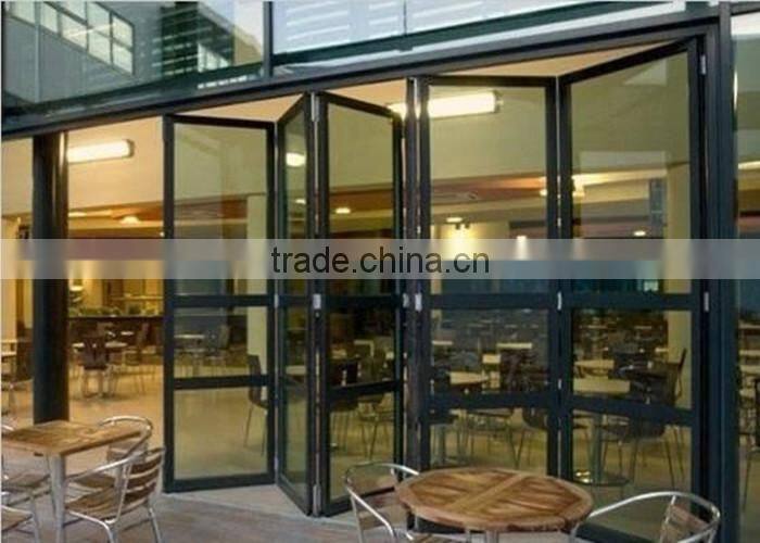 sound heat insulated Aluminium alloy glass economic folding doors price