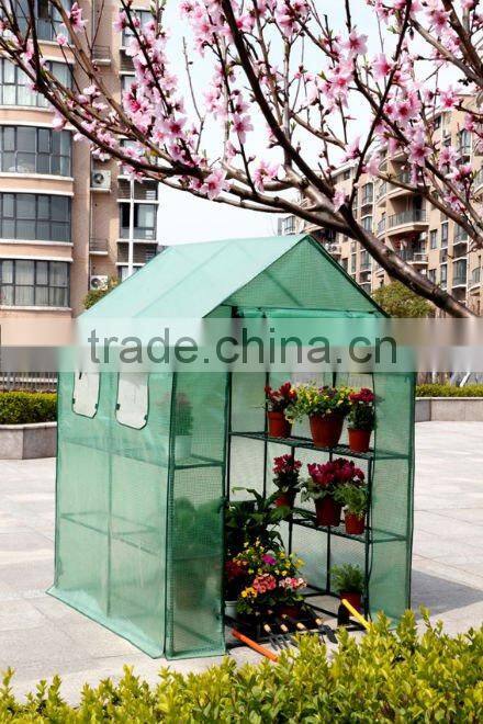Large Walk-in Greenhouse with 4 Windows