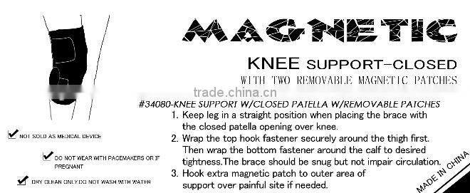 Neoprene knee support(sports support,magnetic knee support)