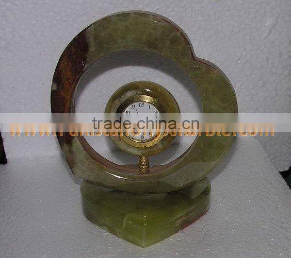 PAKISTAN FACTORY MADE EXPORT QUALITY CLOCKS ONYX MARBLE HANDICRAFTS