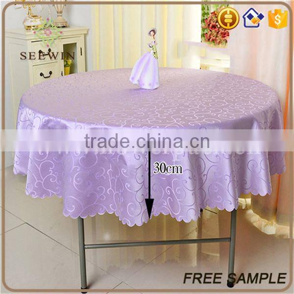 cord embroidery polyeser table cloth