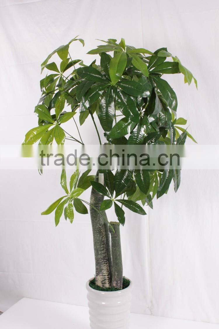 China hot sale evergreen fake money tree ,artificial Pachira