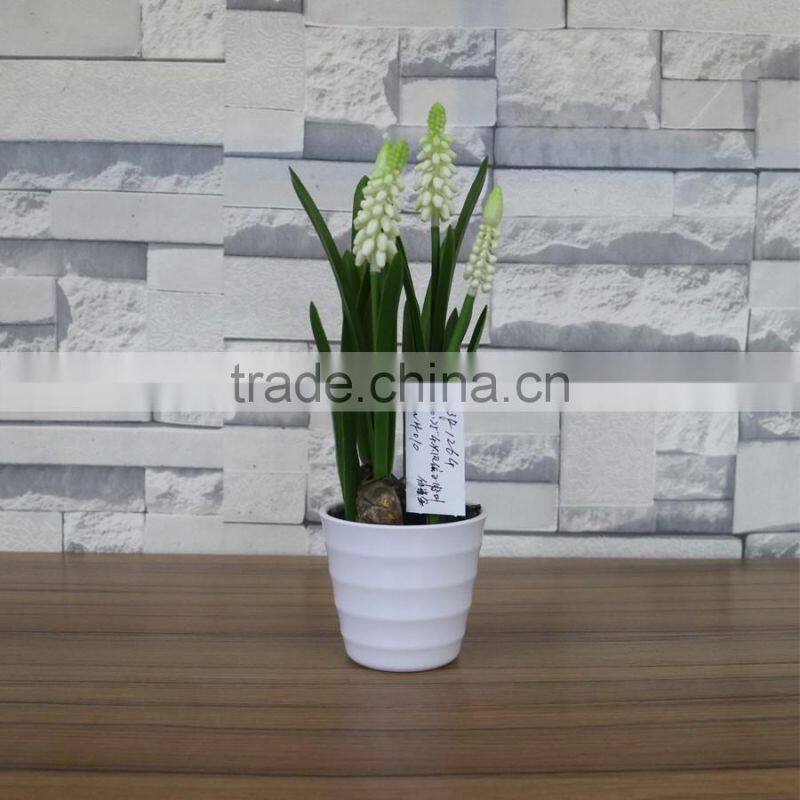Plastic hyacinth flower bonsai for home and commercial decoation