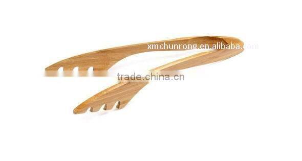 Bamboo food clip/tongs