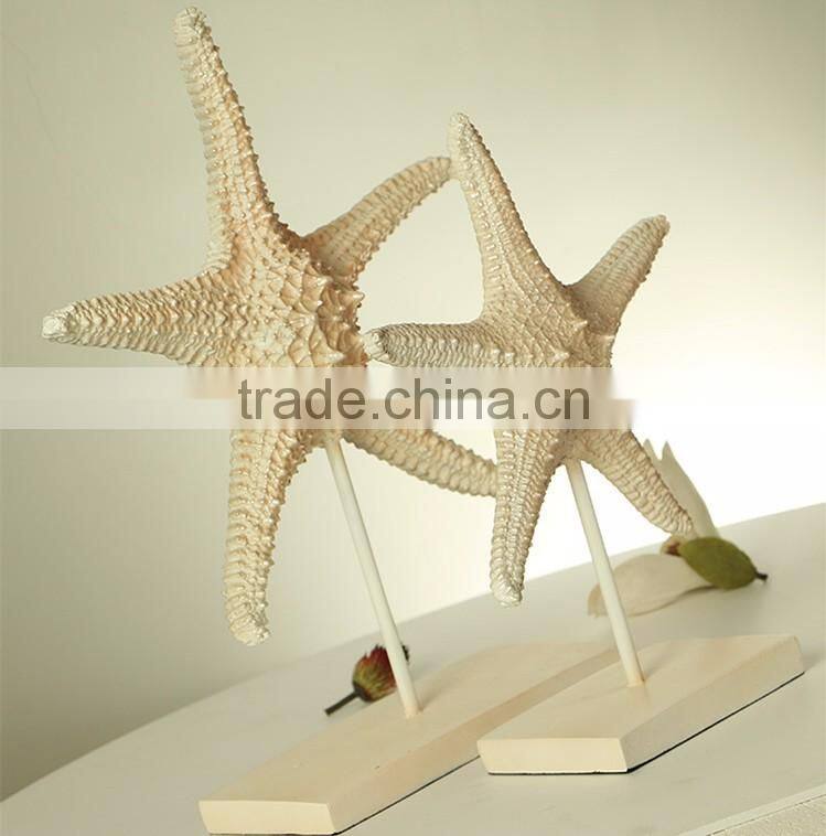 Custom home decor art artificial starfish statue
