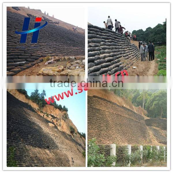 long fiber polyester geotextile bag for river slope protection