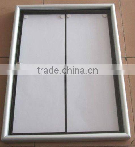 Aluminum frame lockable notice board with magnet, memo board, message board