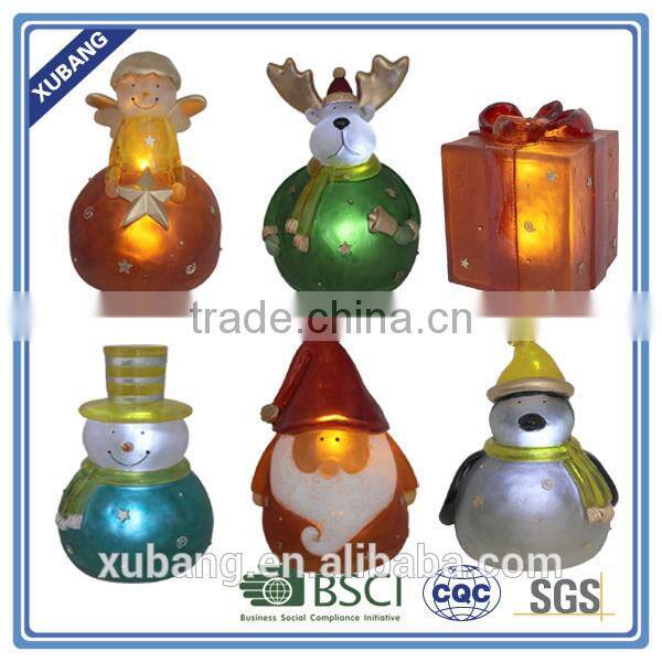 Christmas snowman night light with led for decoration