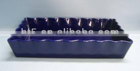 unique design big ceramic kitchenware baking dish