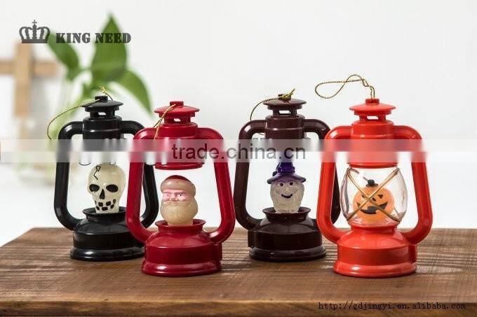 plastic led warmwhite lighting small lantern Halloween decorations