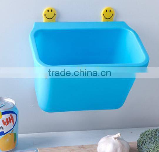 Plastic wall portable storage box/mini trash can
