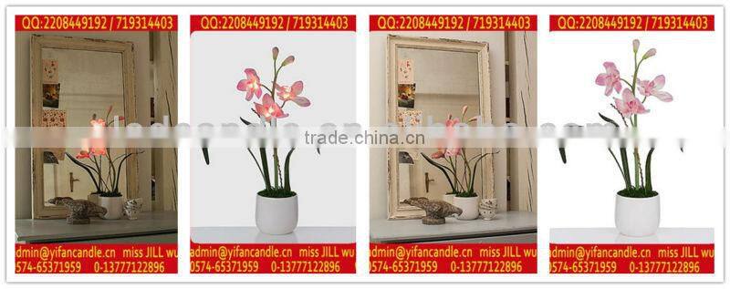 led flowers led candle table