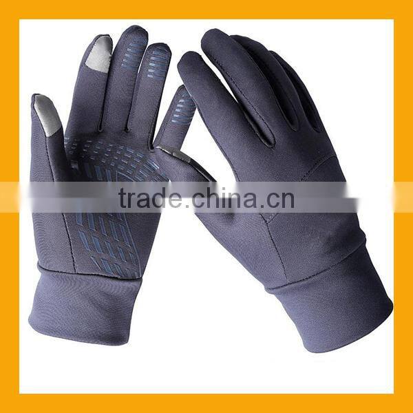 Lightweight Spandex Mens Touch Screen Running Gloves
