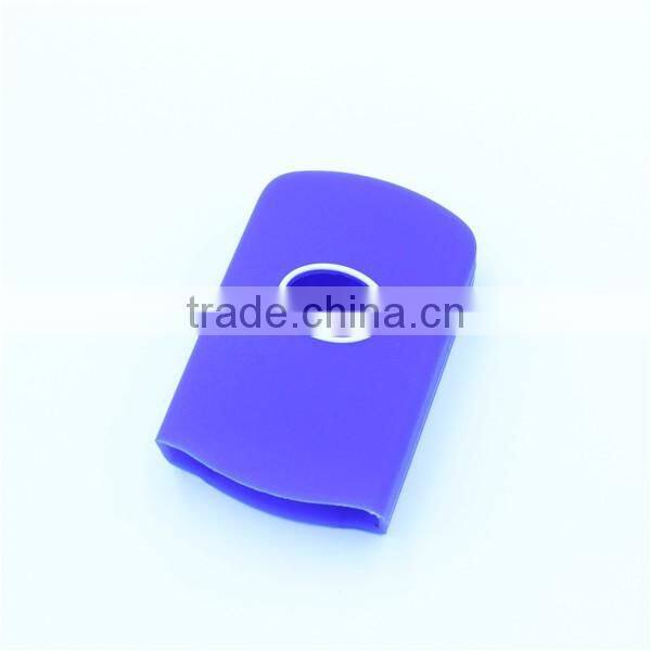 7 buttons silicone car key case, key jackets for toyota