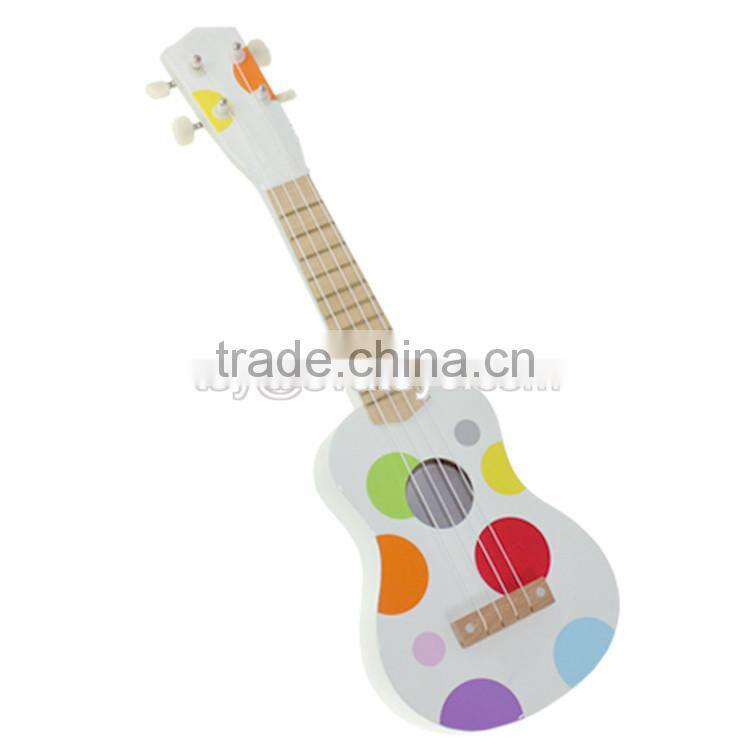 Best sale kids musical wooden toy guitar for 3 year old W07H014-S