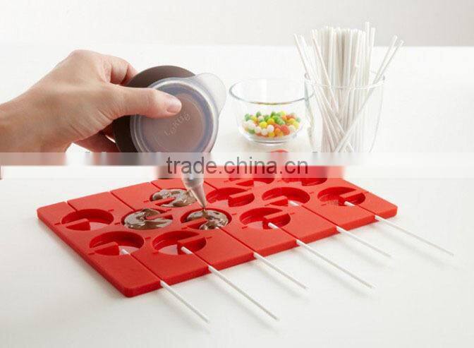 3D Lollipop Silicone Mold Caramel Lollies Tray