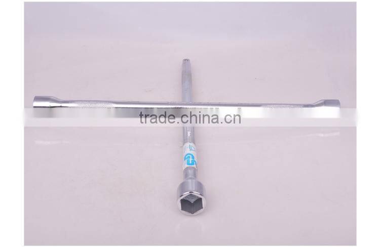 High Quality Mirror finish Knurling Cross Rim Wrench/X Cross Rim Wrench