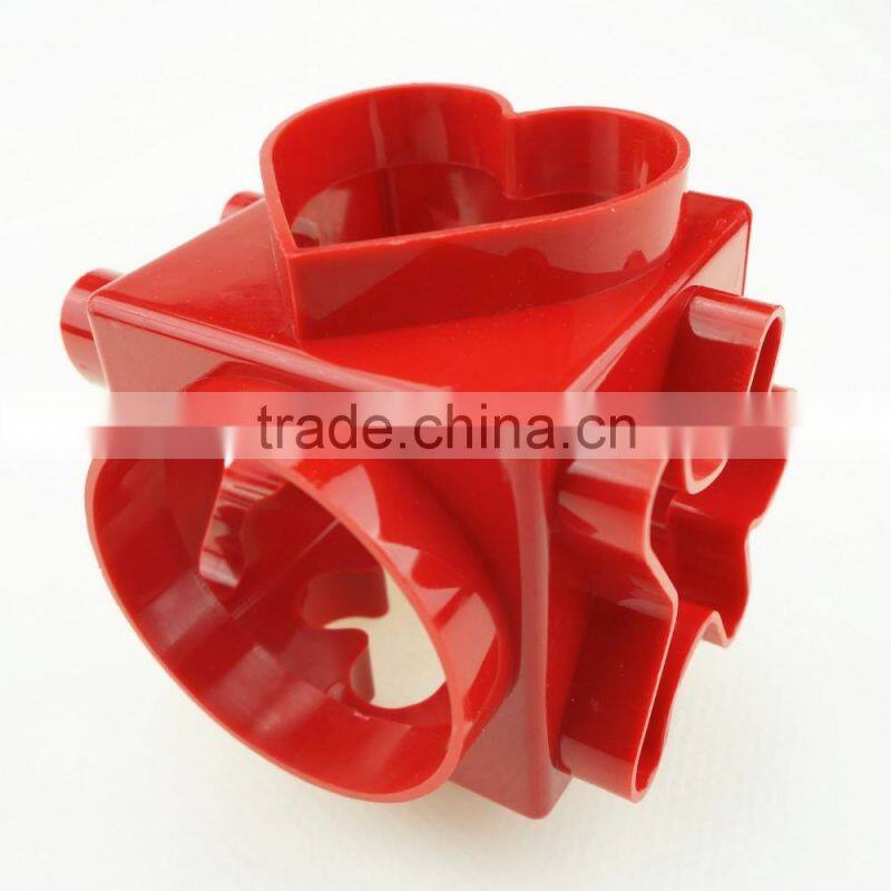 47006 6 sides plastic cookie cutter, cake mold